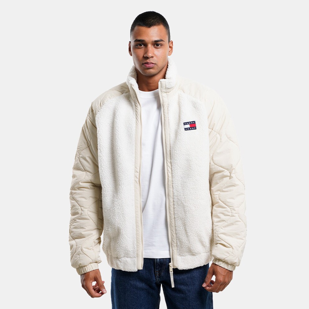 Tommy Jeans Tjm Mix Media Sherpa Jacket