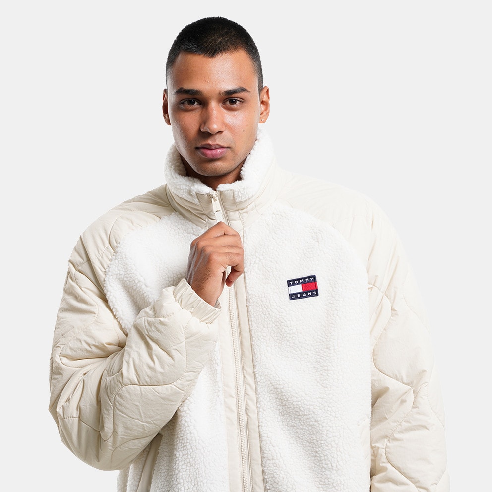 Tommy Jeans Tjm Mix Media Sherpa Jacket