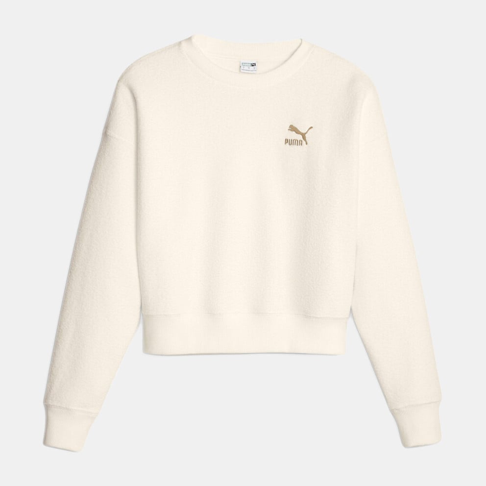 Puma Classics Fleece Crew Γυναικεία Μπλούζα Φούτερ