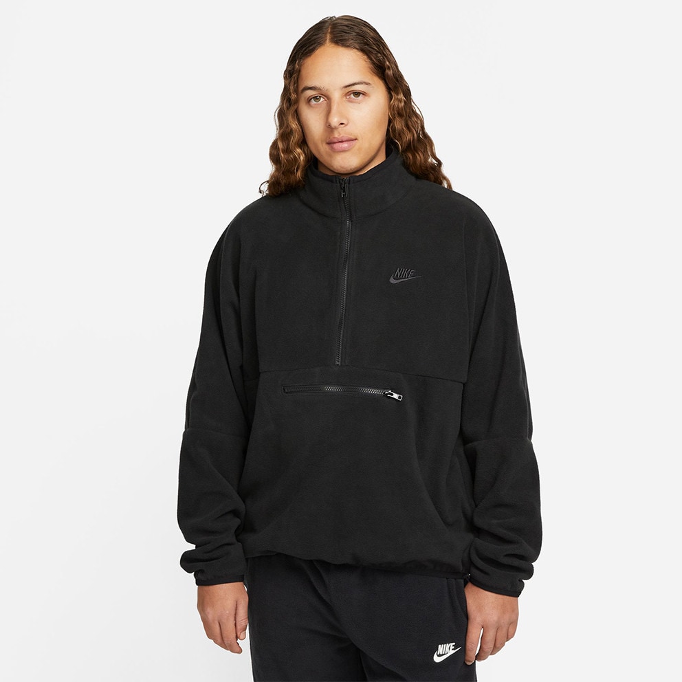 Nike M Nk Club+ Plr Ls Hz Top