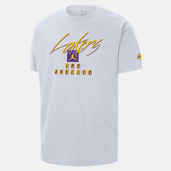 Nike Los Angeles Lakers Courtside Statement Edition Men's T-shirt White ...