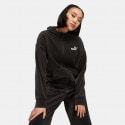 Puma Essentials Elevated Velour Full Zip Γυναικεία Ζακέτα