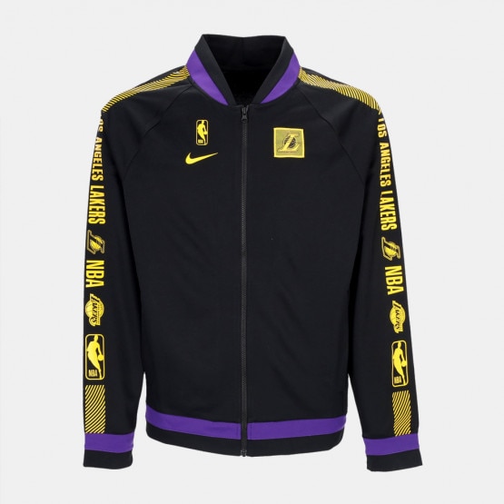 Nike Men's 2022-23 City Edition Los Angeles Lakers Purple Essential Long Sleeve Shirt, Large