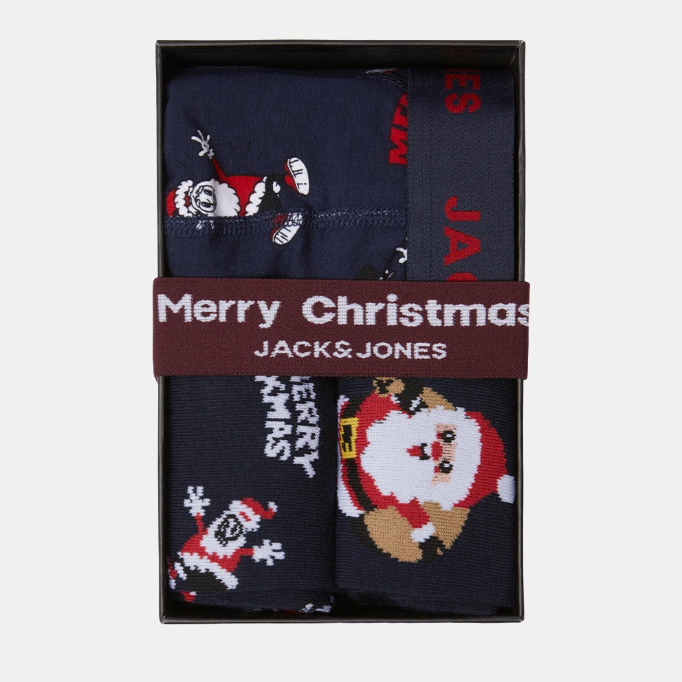 Jack & Jones Jacxmas Candy Giftbox Kids’ Set Boxer & 2-Pack Socks