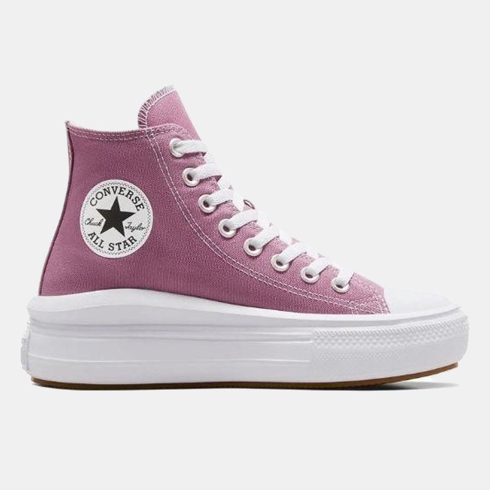 Converse Chuck Taylor All Star Move Paltform Γυναικεία Μποτάκια (9000161300_72145) DREAMY DAHLIA/WHITE/BLACK