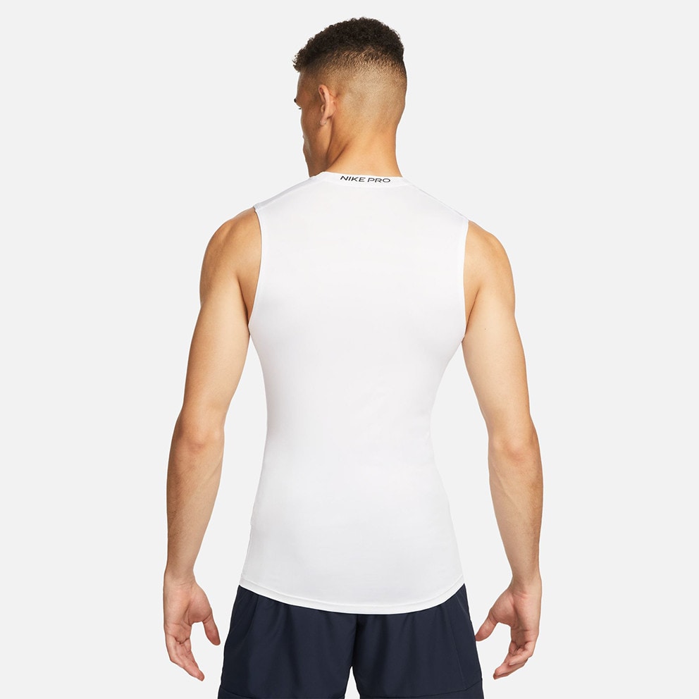 Nike Pro Dri FIT Fitness Men s Sleeveless T shirt White FB7914 100