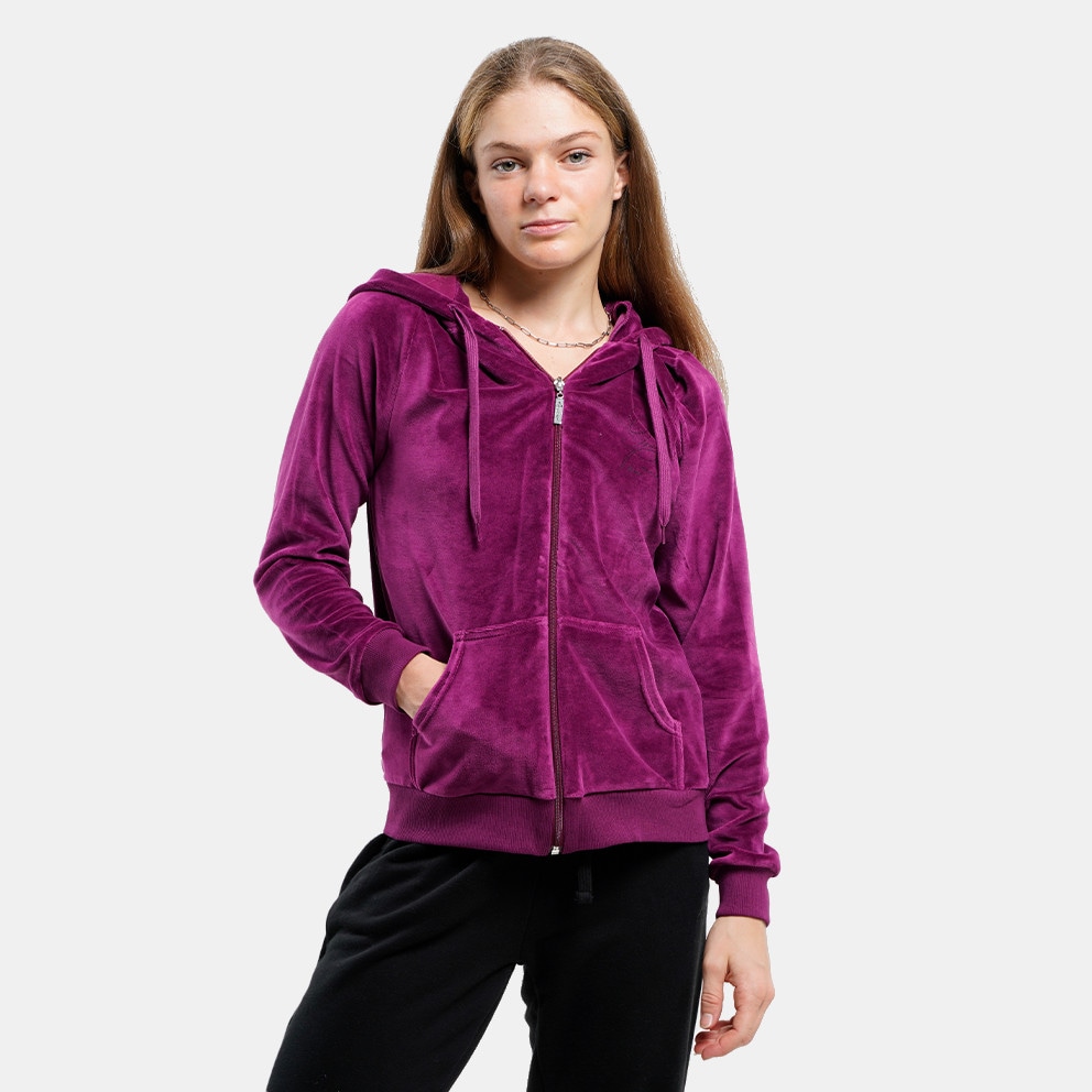 Fila tape store velour overhead hoodie