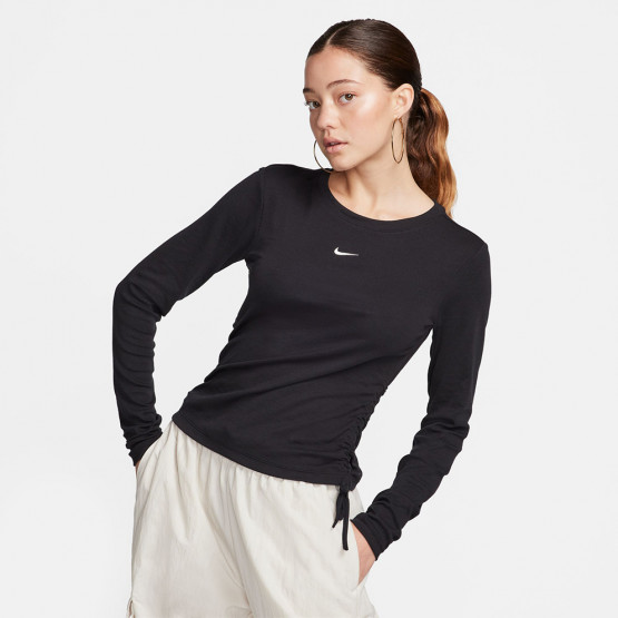 Nike Sportswear Ribbed Women's Cropped Long Sleeves T-shirt