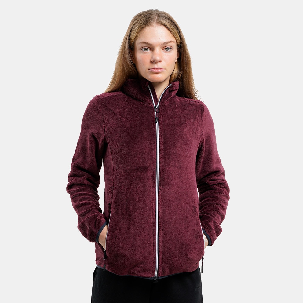CMP HighLoft Women s Track Top Red 38P1536 C919 Classic Baby Cash Pullover