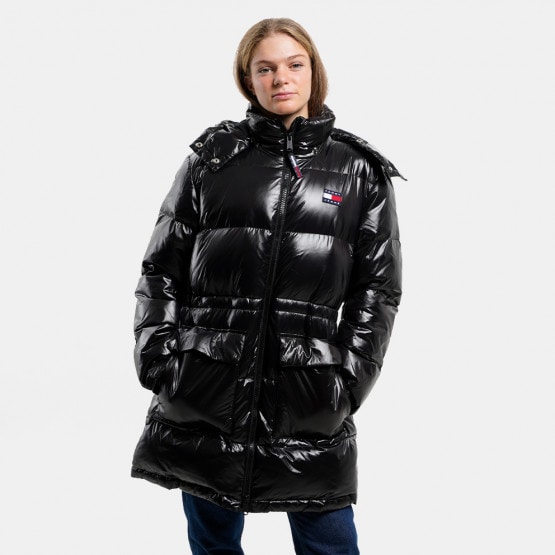 Tommy Jeans Midi Alaska Γυναικείο Puffer Μπουφάν