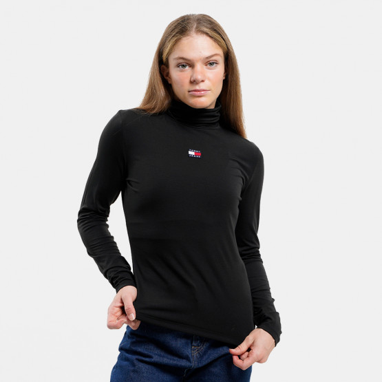 Tommy Jeans Xs Badge Turtleneck Women's Long Sleeves T-shirt