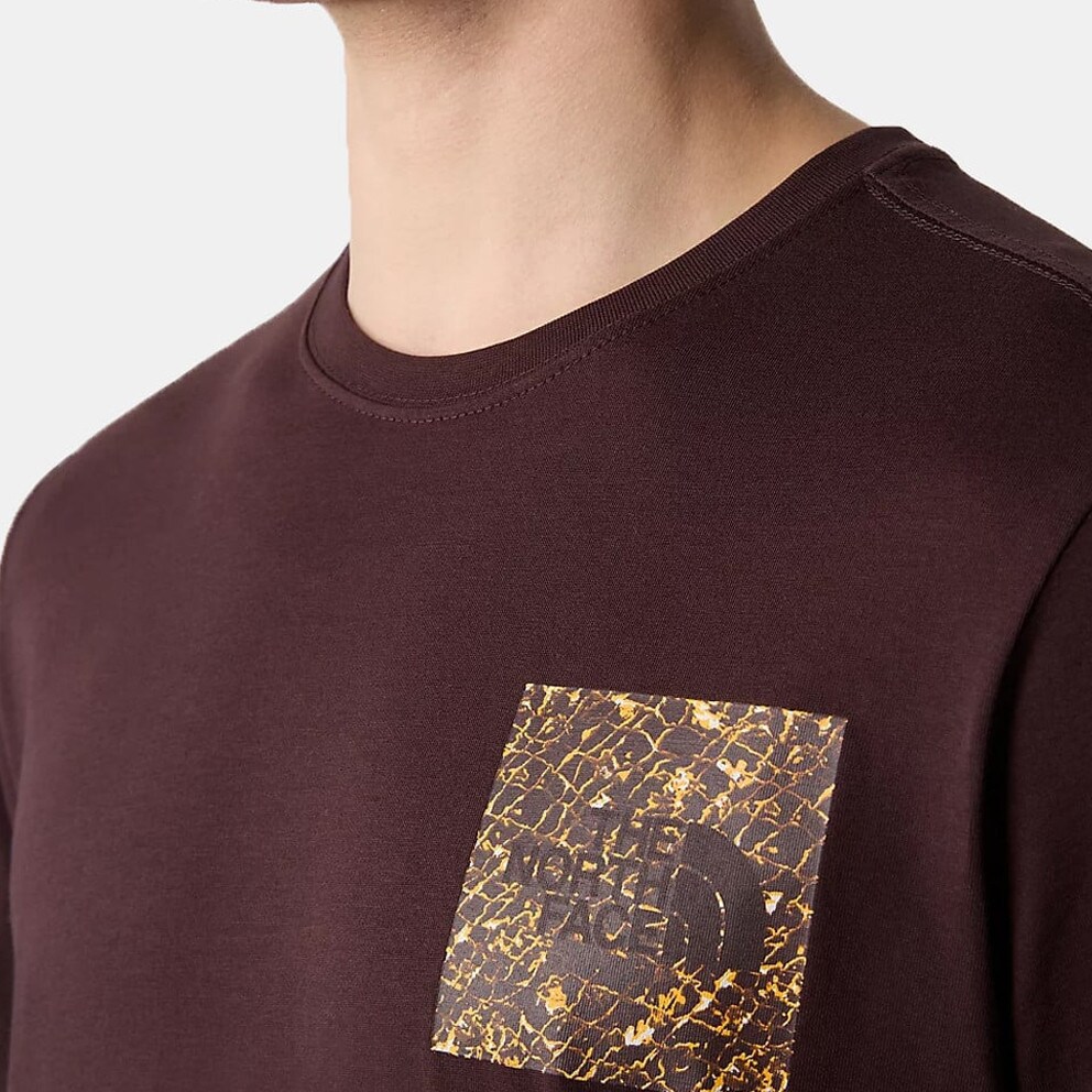 The North Face S/S Fine Tee Coalbrwn/Clbwdp