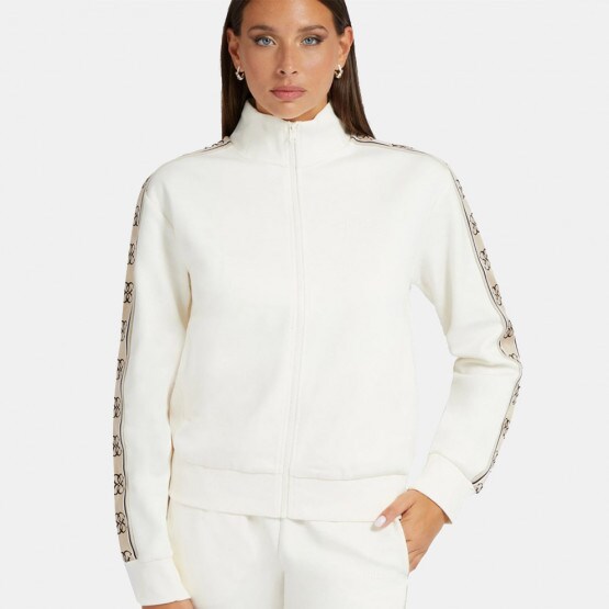 Guess Britney Full Zip Sweatshirt Φουτερ Γυναικειο