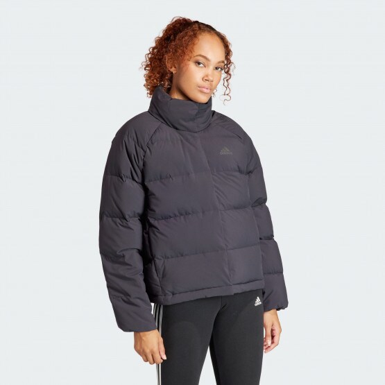 adidas Mauve Visor Helionic Relaxed Down Jacket