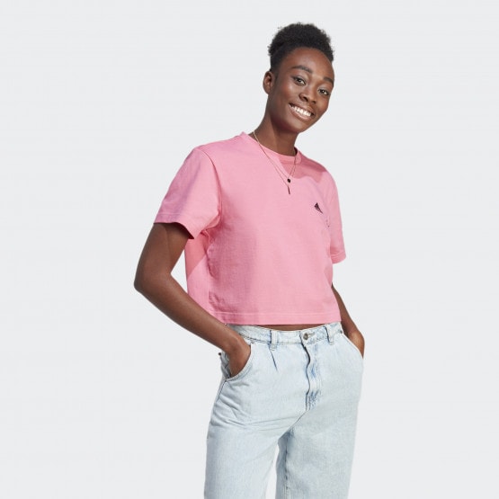 adidas sportswear Scribble Embroidery Crop Tee
