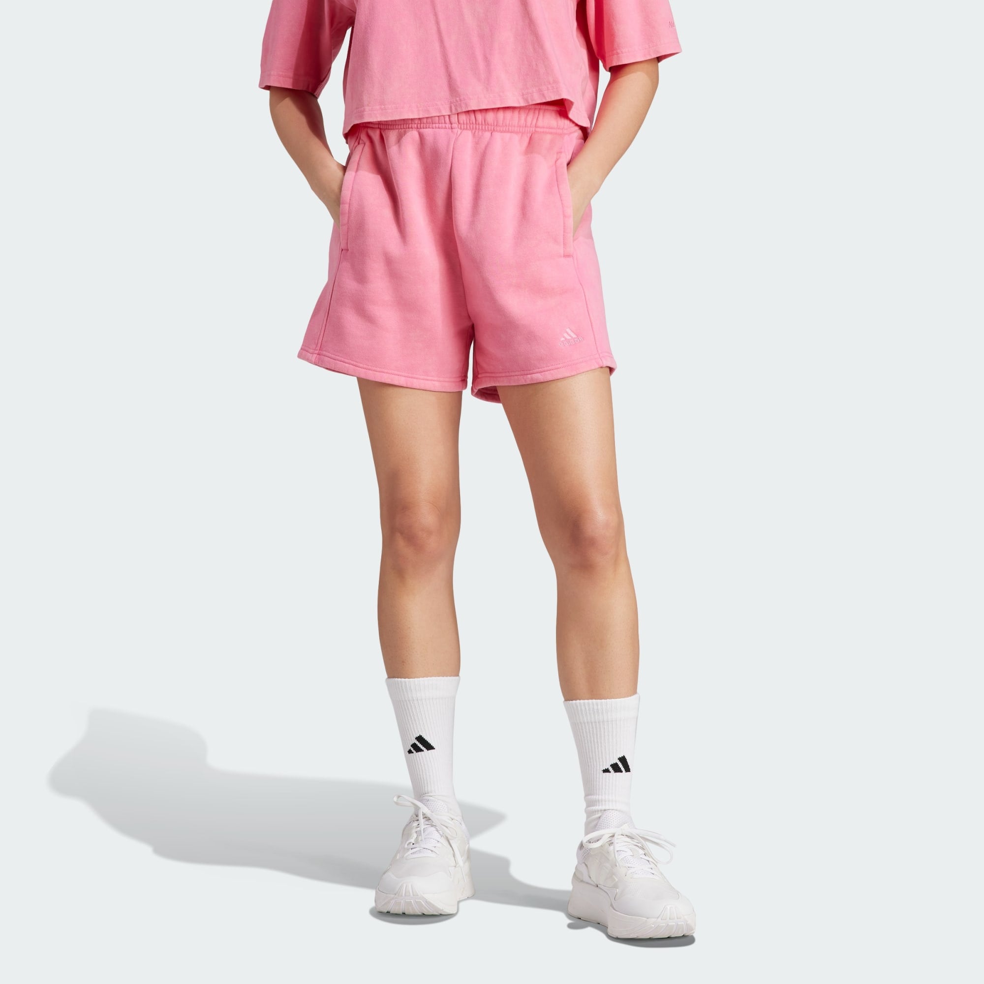 adidas sportswear All Szn Fleece Washed Shorts (9000171818_69519)