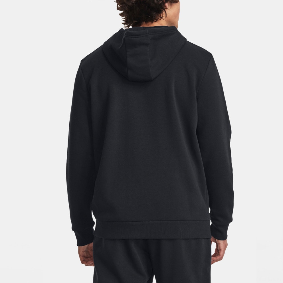 Under Armour Project Rock Rival Fleece Ανδρική Μπλούζα με Κουκούλα