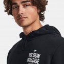 Under Armour Project Rock Rival Fleece Ανδρική Μπλούζα με Κουκούλα