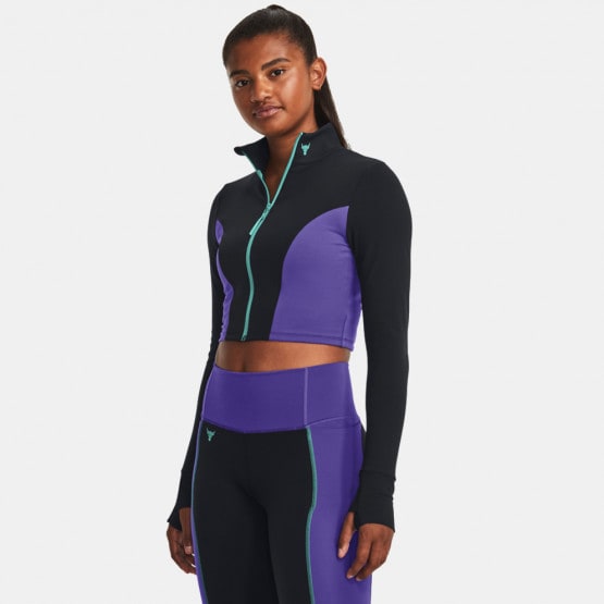 Under Armour Project Rock Lets Go Women's Cropped Track Top