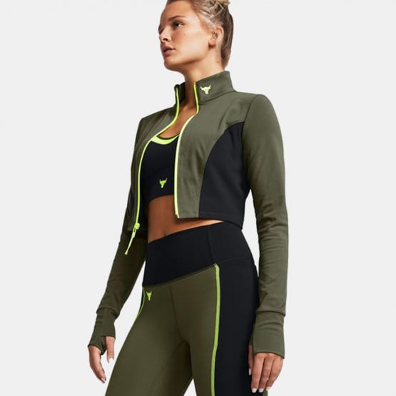 Under Armour Project Rock Lets Go Women's Cropped Track Top