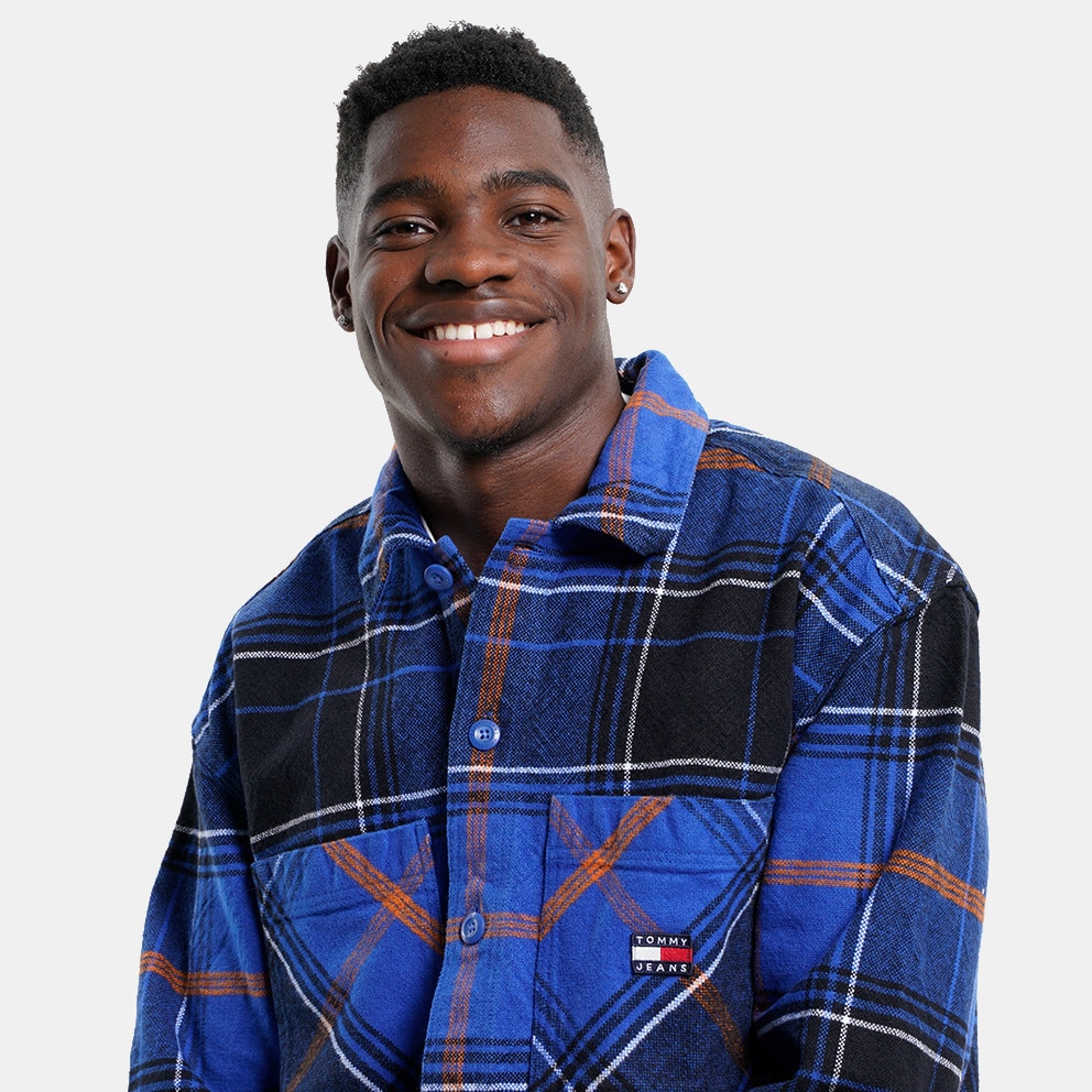 Tommy Jeans Brushed Check Regular Fit Men's Shirt