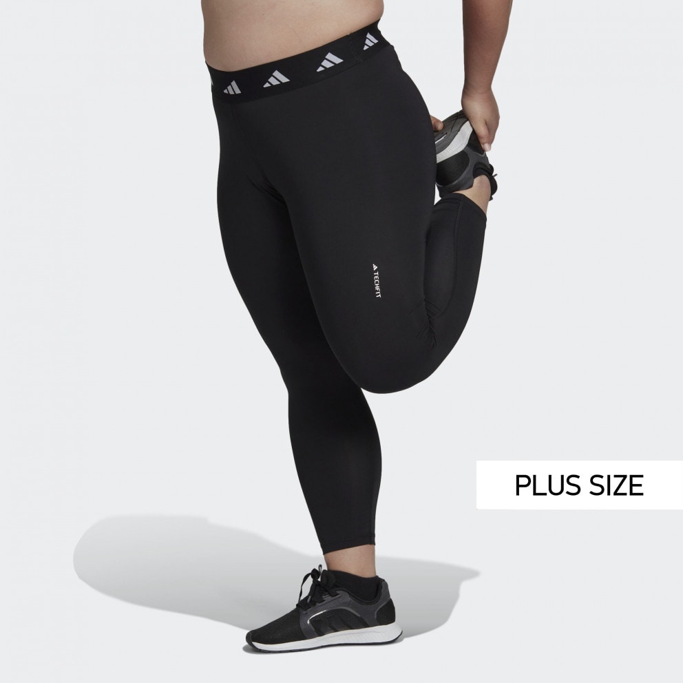 adidas Techfit 7 8 Tights Plus Size Black HF6678
