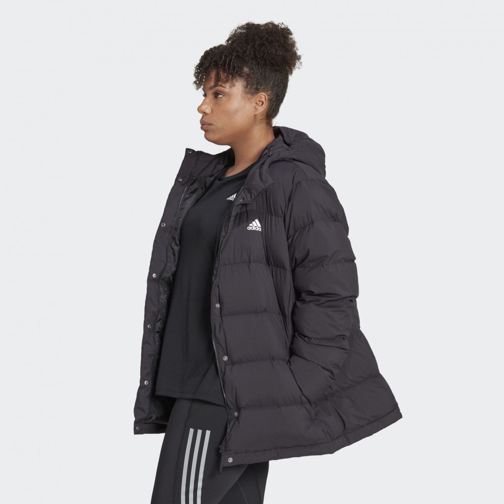 adidas Helionic Hooded Down Jacket (Plus Size)