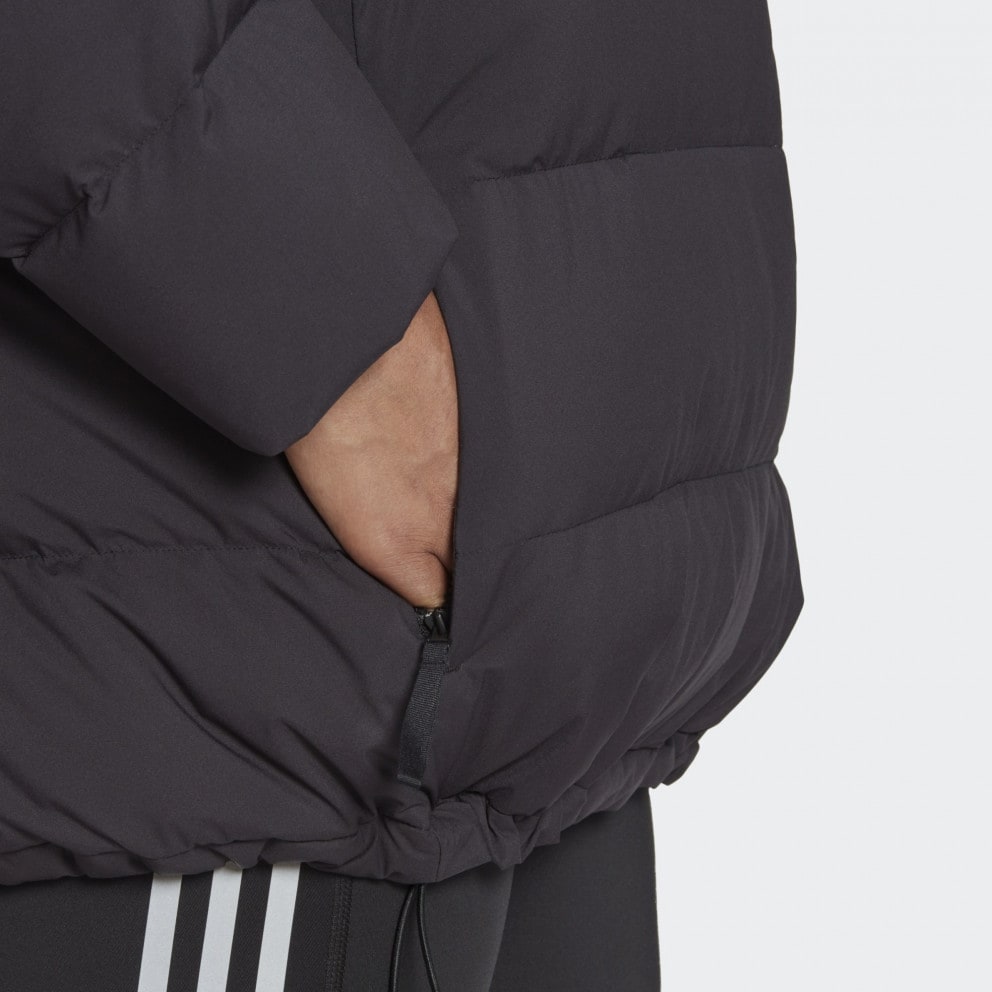 adidas Helionic Hooded Down Jacket (Plus Size)