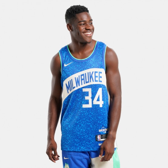 Nike Dri-FIT NBA Giannis Antetokounmpo Milwaukee Bucks City Edition 2023 Swingman Μπασκετική Φανέλα