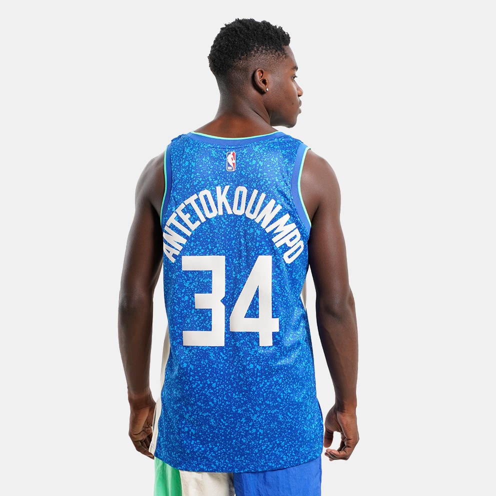 Nike Dri-FIT NBA Giannis Antetokounmpo Milwaukee Bucks City Edition 2023 Swingman Μπασκετική Φανέλα