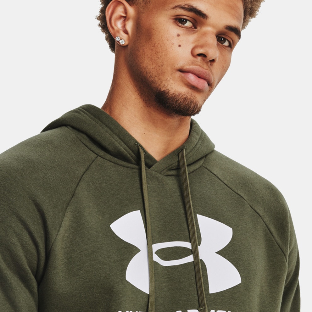 Under Armour Rival Fleece Logo Ανδρική Μπλούζα με Κουκούλα