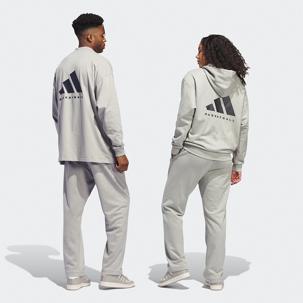 adidas Basketball Sueded Unisex Παντελόνι Φόρμας