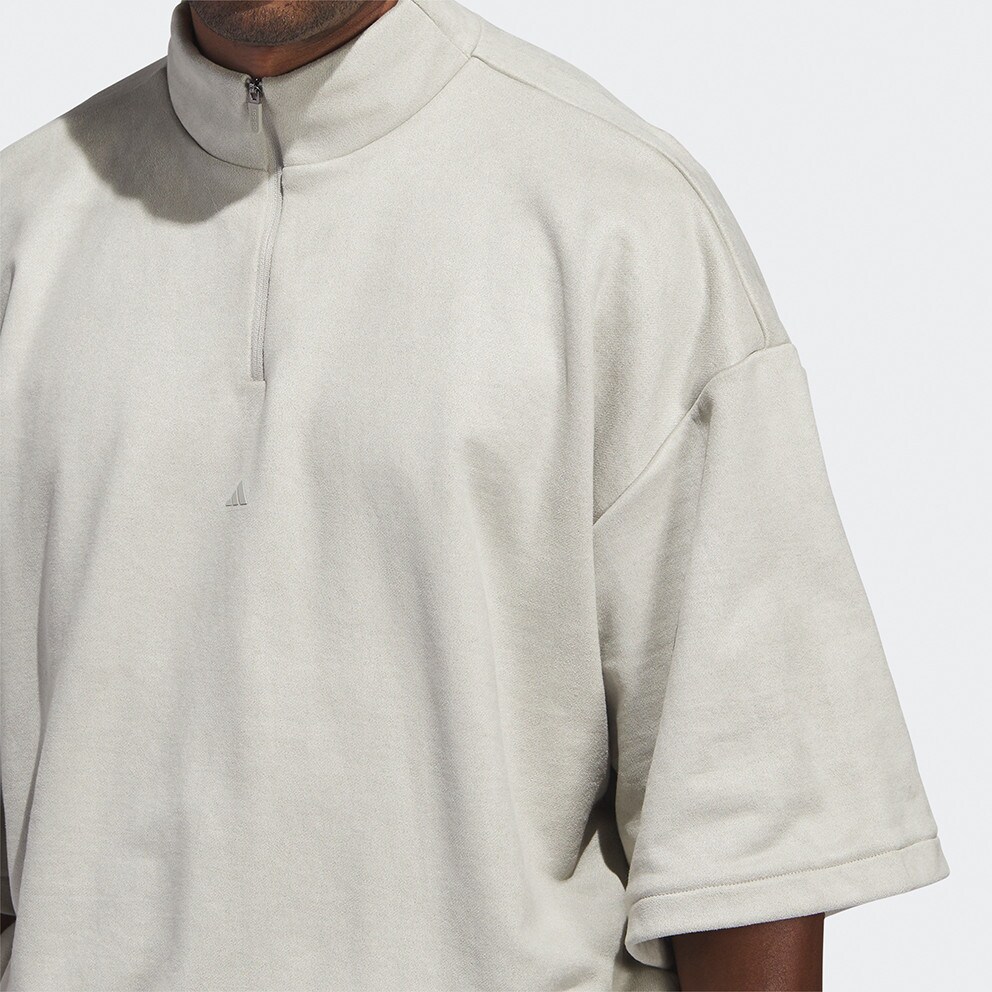 adidas Basketball Sueded Half-Zip Unisex Sweatshirt