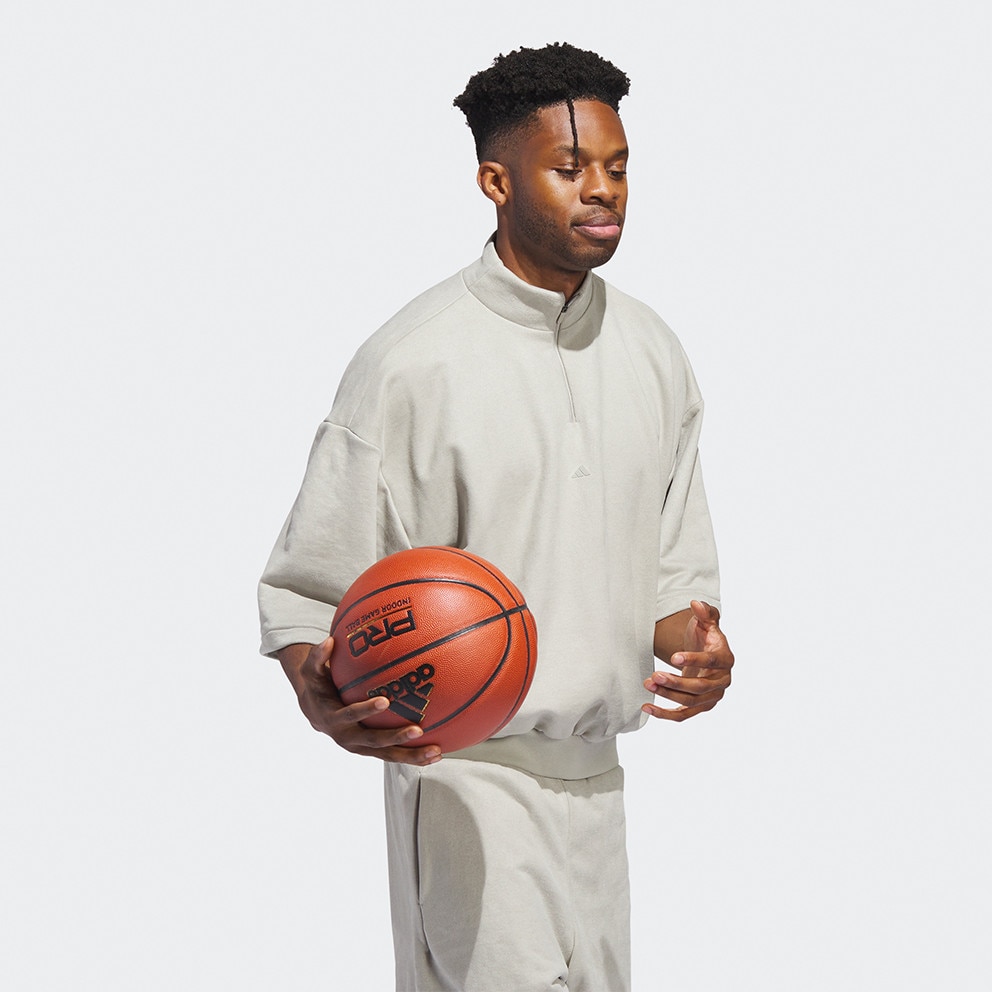 adidas Basketball Sueded Half-Zip Unisex Sweatshirt