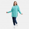 Target Loose  Crewneck Side Slits Fleece "Icon" Women's Sweatshirt