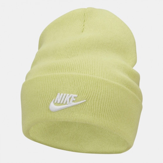 Napapijri Fal box logo beanie hat in yellow