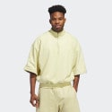 adidas Basketball Sueded 3/4 Half-Zip Unisex Sweatshirt