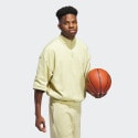 adidas Basketball Sueded 3/4 Half-Zip Unisex Sweatshirt