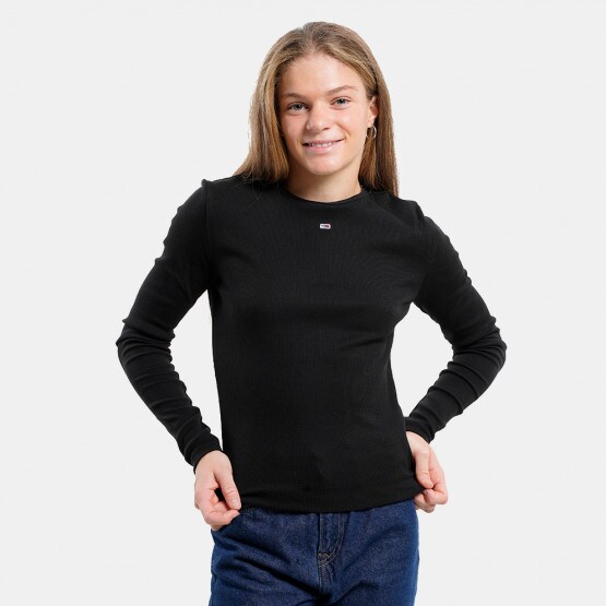 Tommy Jeans Tjw Baby Rib Jersey C - Neck Ls Black DW0DW14277 - BDS - Tommy  Hilfiger UW0UW04047BDS