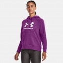 Under Armour Rival Fleece Big Logo Γυναικεία Μπλούζα με Κουκούλα