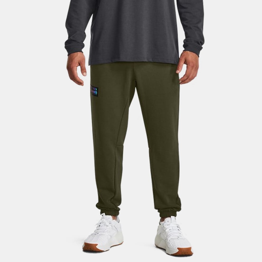 Under Armour Project Rock Heavyweight Terry Men's Track Pants Green 1380158  - Under Armour Undeniable Duffle 30 S - 390