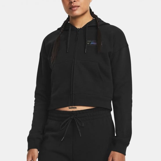 Under Armour Project Rock Heavyweight Terry Full-Zip Γυναικεία Ζακέτα