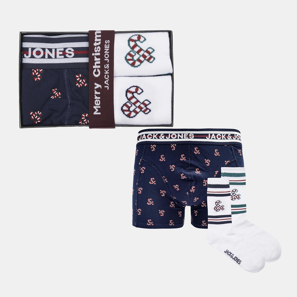 Jack & Jones Jacxmas Candy Men's Set Boxer & 2-Pack Socks