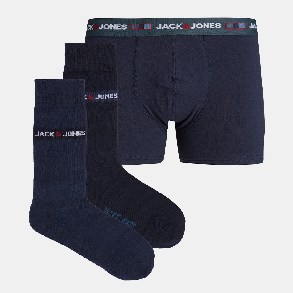 Jack & Jones Jacdna Logo Giftbox Ανδρικό Σετ Μποξεράκι & 2-Pack Κάλτσες