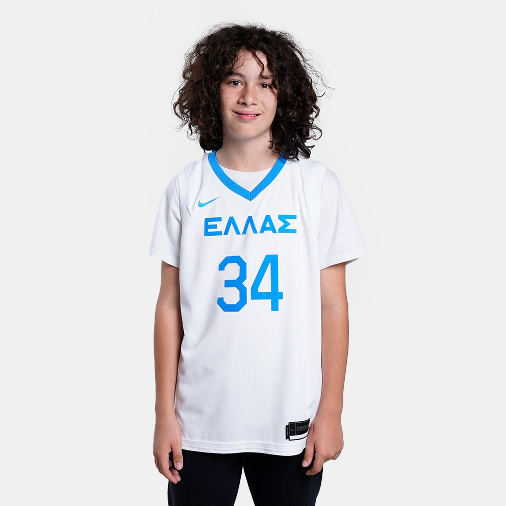 Nike Greece Giannis Antentokounmpo Limited Παιδική Μπασκετική Φανέλα