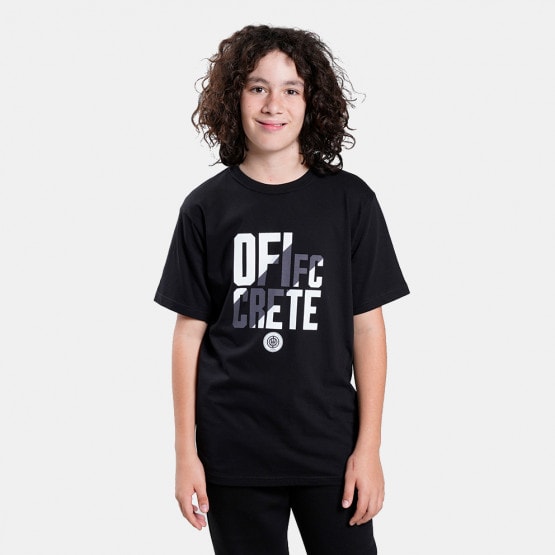 OFI OFFICIAL BRAND T-Shirt Κ.Μ Μαυρο Ofi Fc Crete