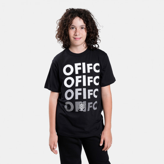 OFI OFFICIAL BRAND T-Shirt Κ.Μ Παιδικό Μαύρο Ofi F