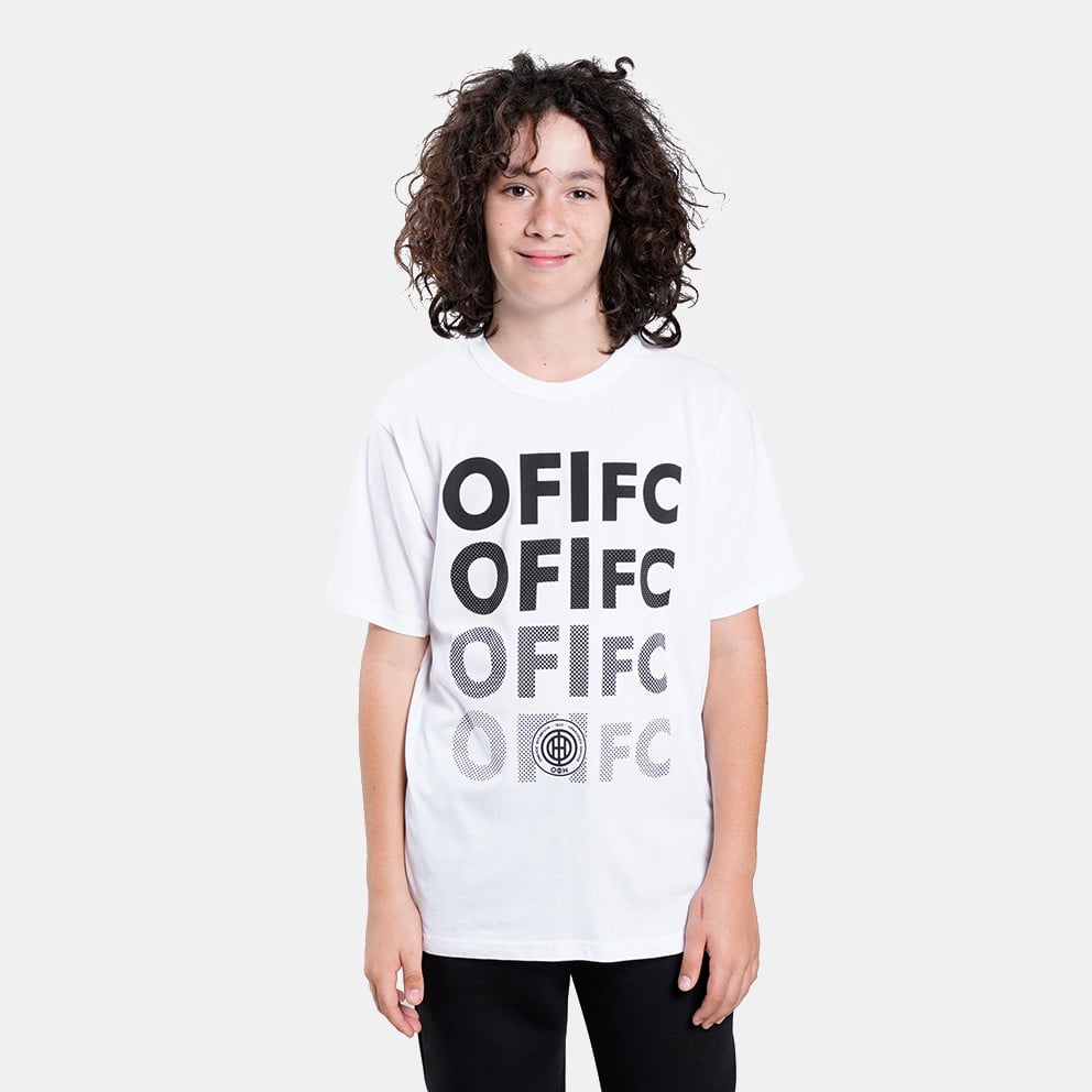 OFI OFFICIAL BRAND T-Shirt Κ.Μ Λευκό Παιδικό Ofi F (9000166103_1539)