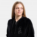 Target Hoodie Velour Fuel Γυναικεία Ζακέτα