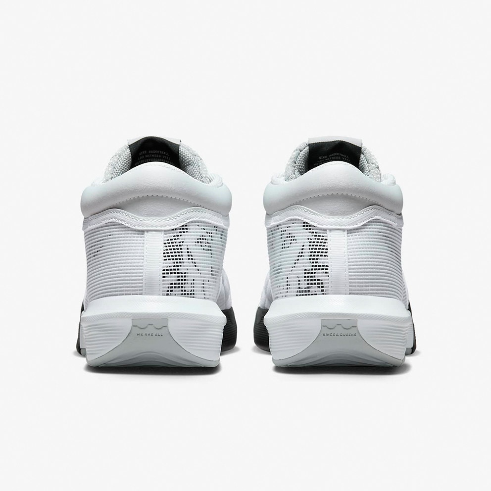 Nike LeBron Witness 8 "White Light Smoke Grey" Ανδρικά Μπασκετικά Μποτάκια